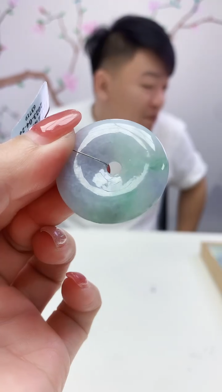 定制翡翠未镶嵌026xm-毛货平安扣13