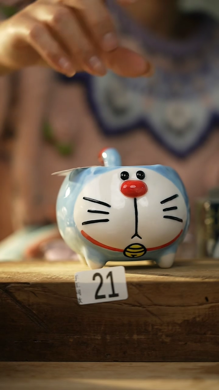 【闪购商品】瓷片设计师手作卡通系列 咖啡杯