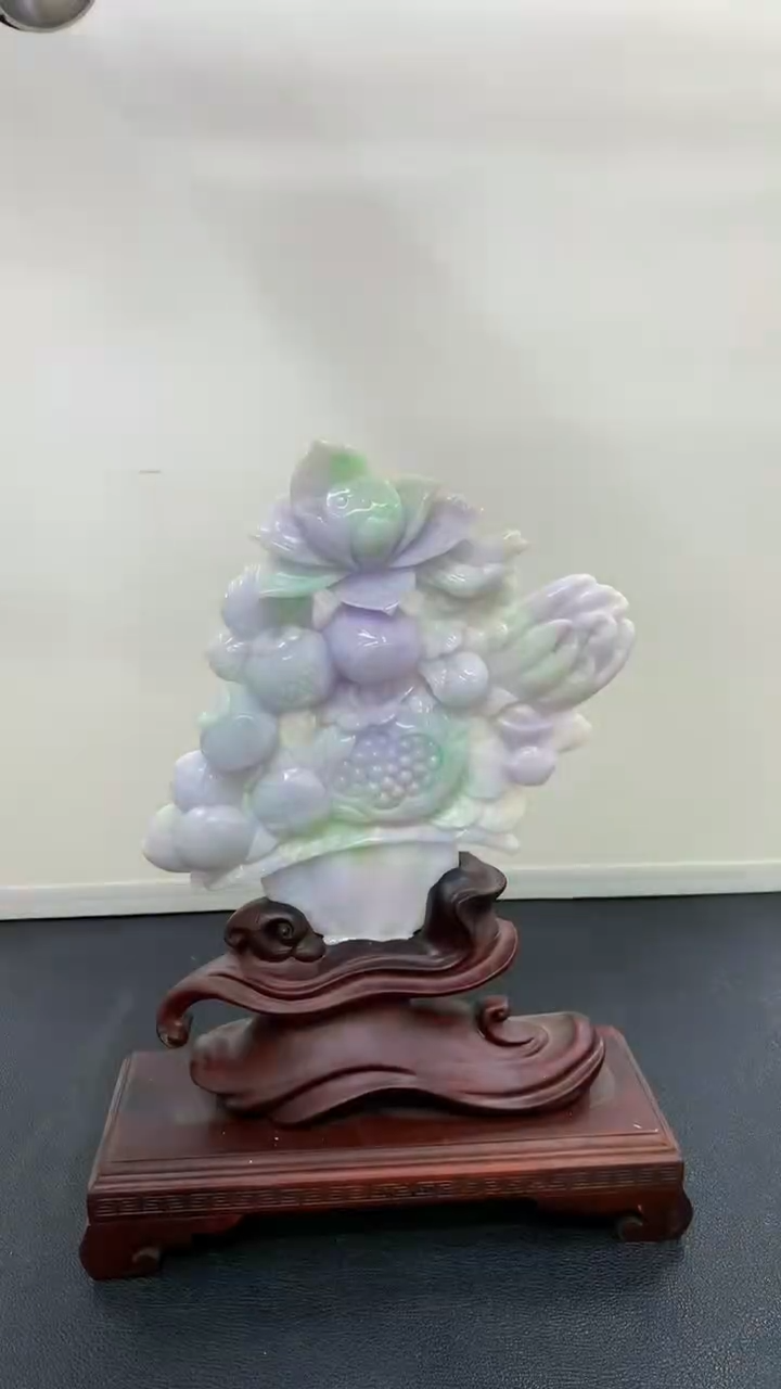 定制翡翠未镶嵌1034jj-毛货摆件（赠底座）75