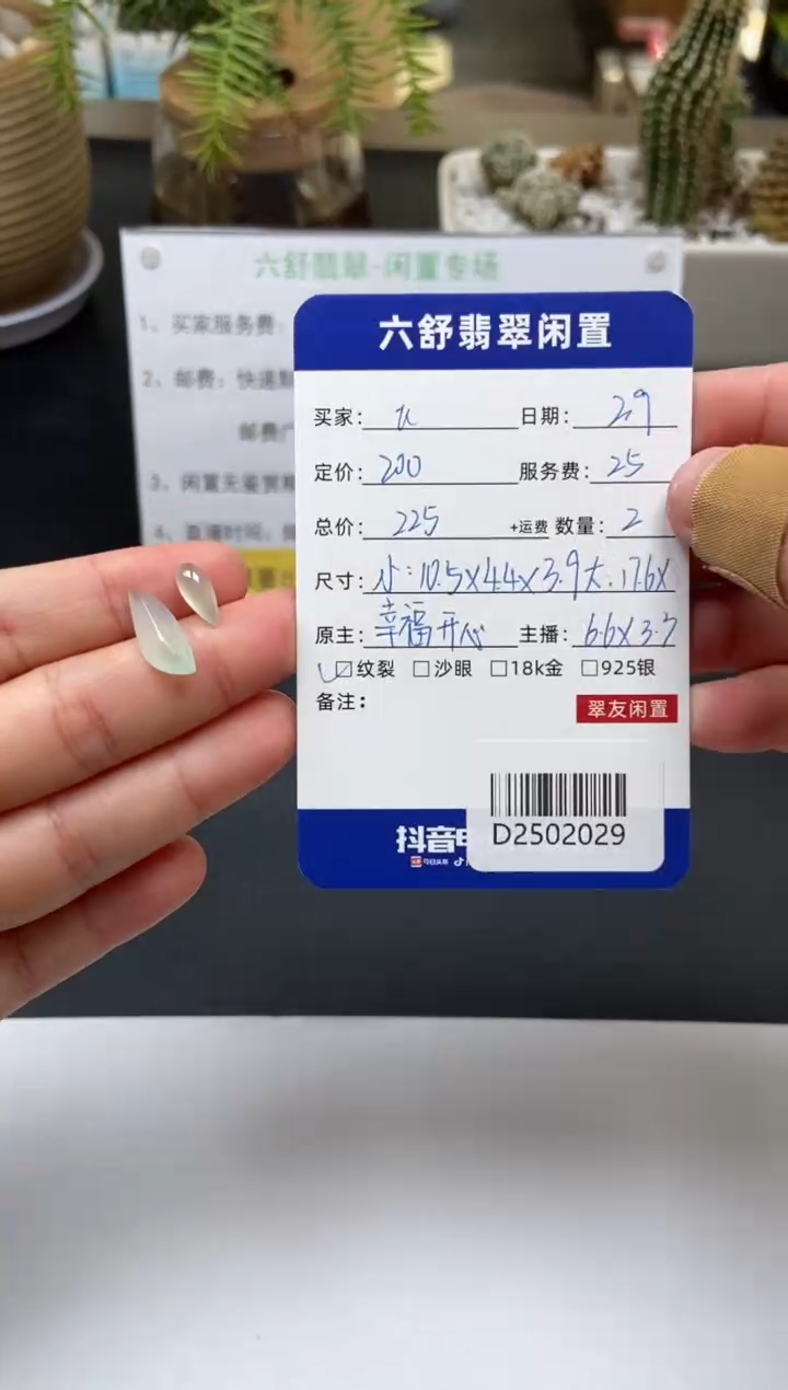 【闪购商品】翡翠颈饰未镶嵌D2502029