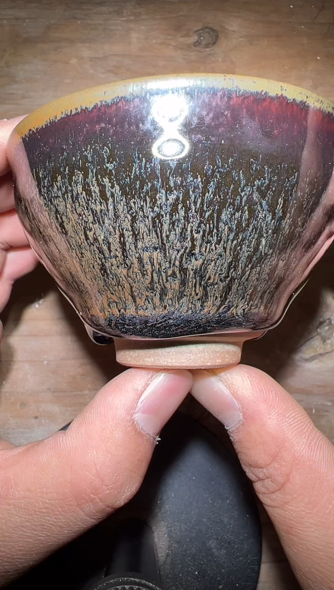 【闪购商品】茶盏老表精选柴烧354