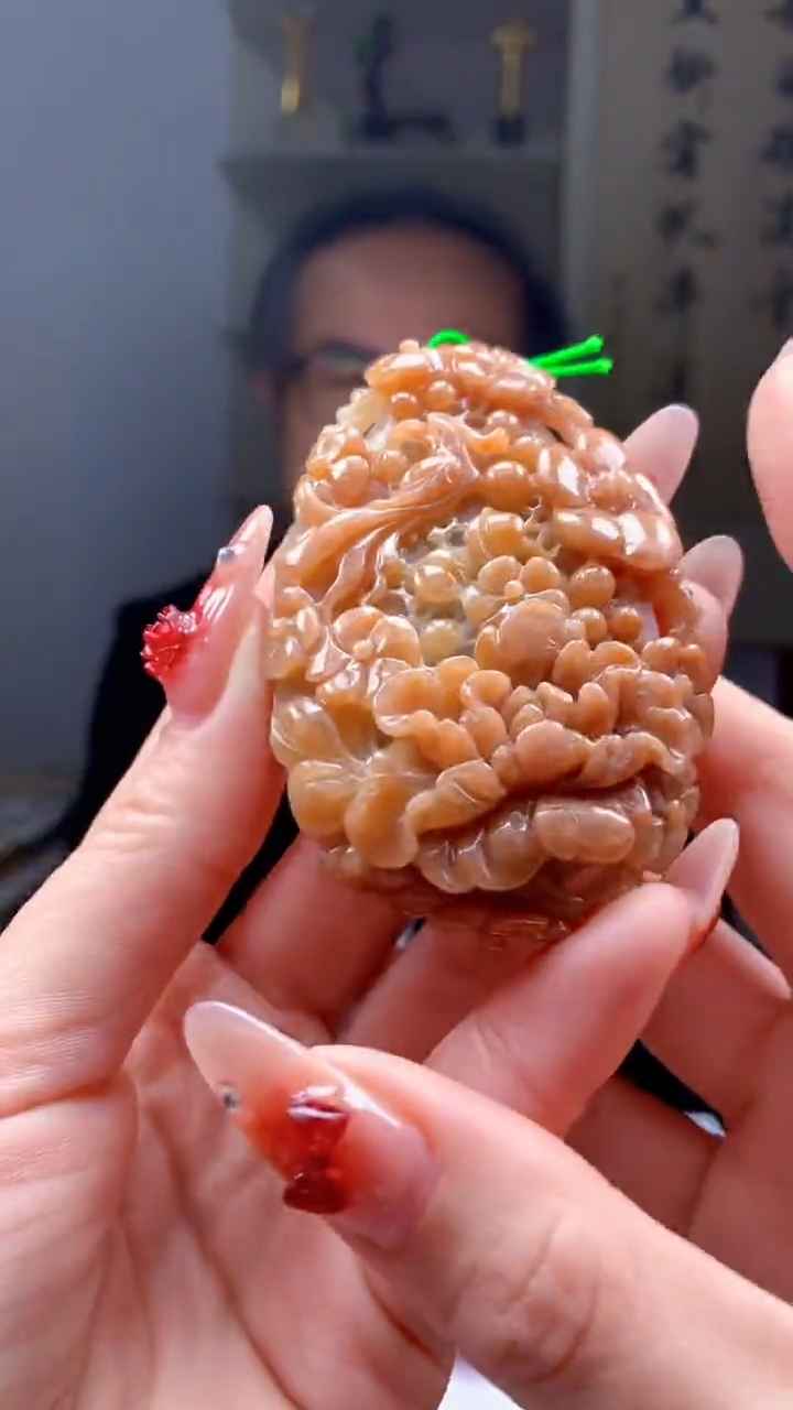 【闪购商品】定制翡翠未镶嵌1049ry-毛货挂件50