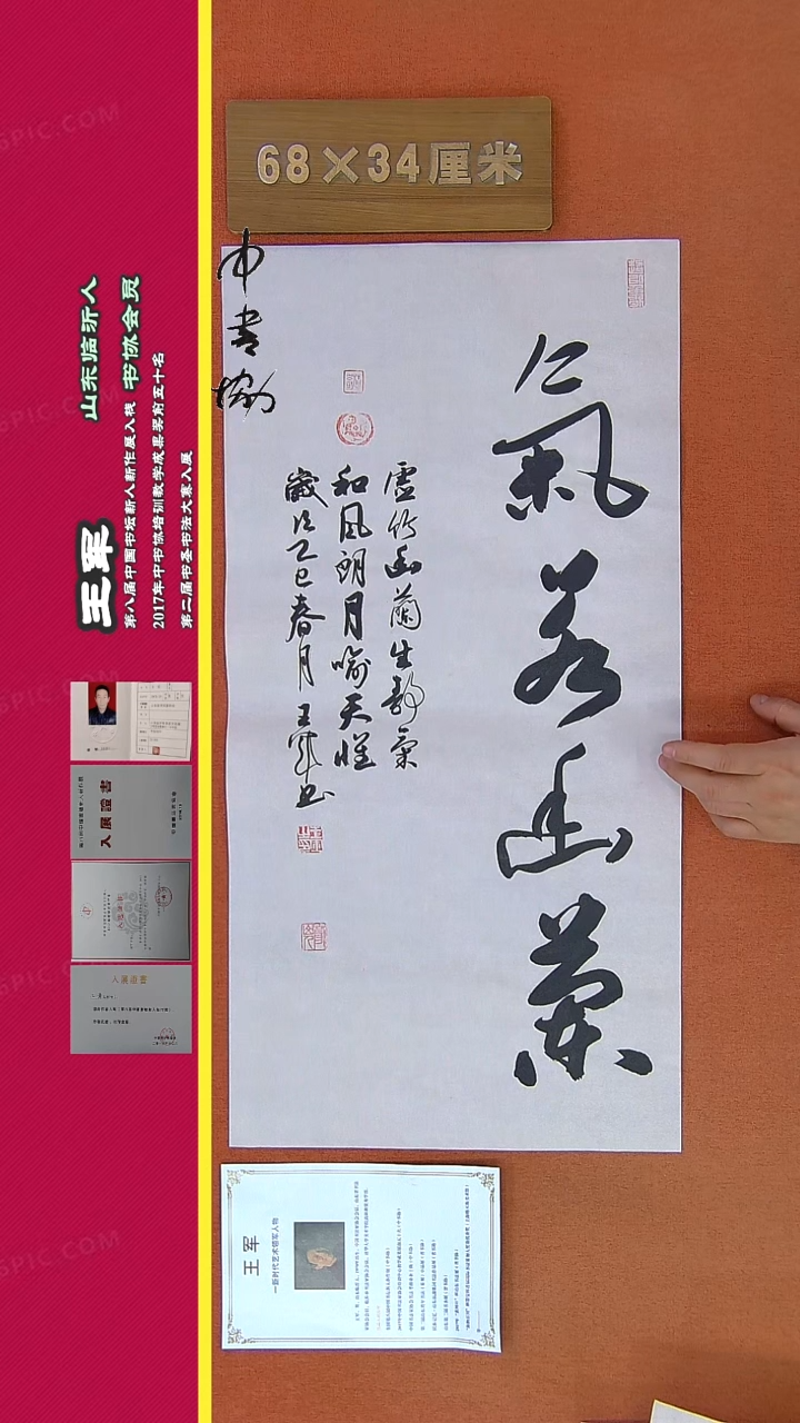 【闪购商品】书法277王军书法作品