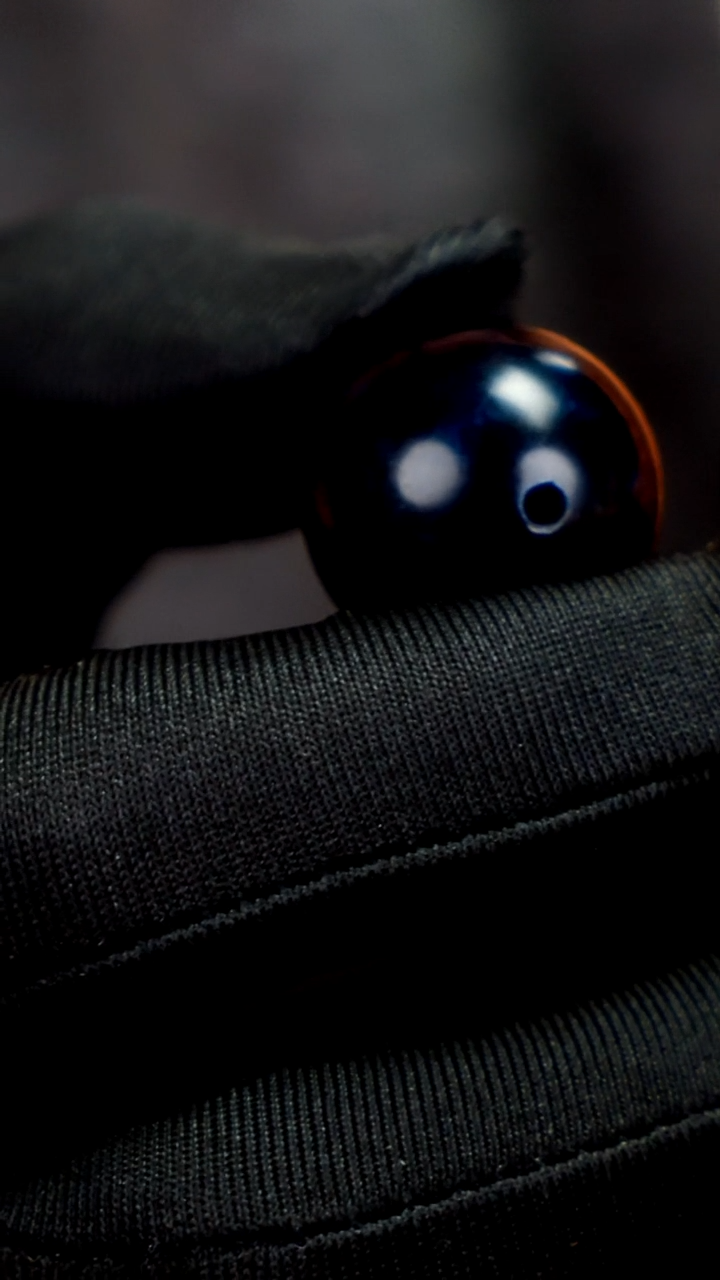 疯子大漆蓝宝砂20mm