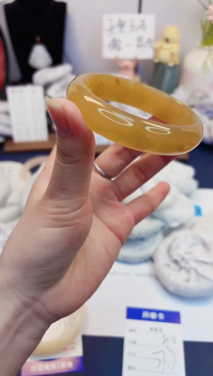 【闪购商品】石英质玉手镯未镶嵌463-财气镯-圈口57