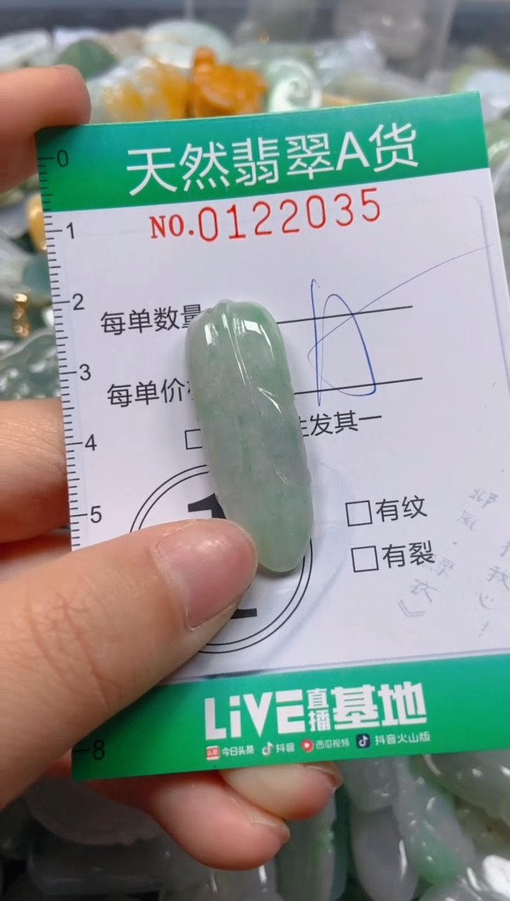 翡翠未镶嵌颈饰闪购0122035