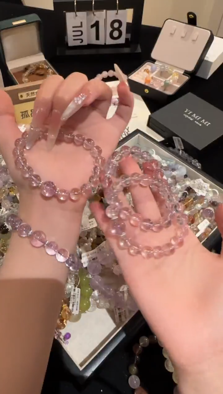 水晶手链合金紫水晶x2039