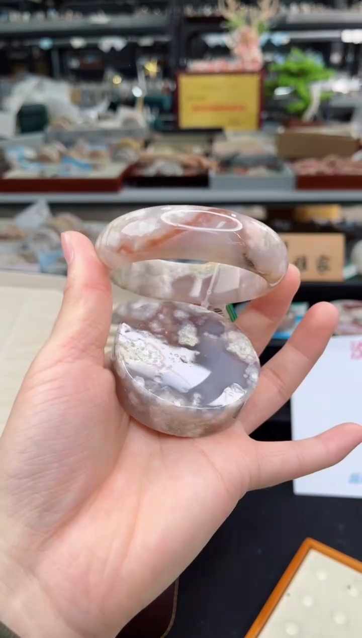 【闪购商品】石英质玉手镯未镶嵌62圈口（赠品镯心）6572548