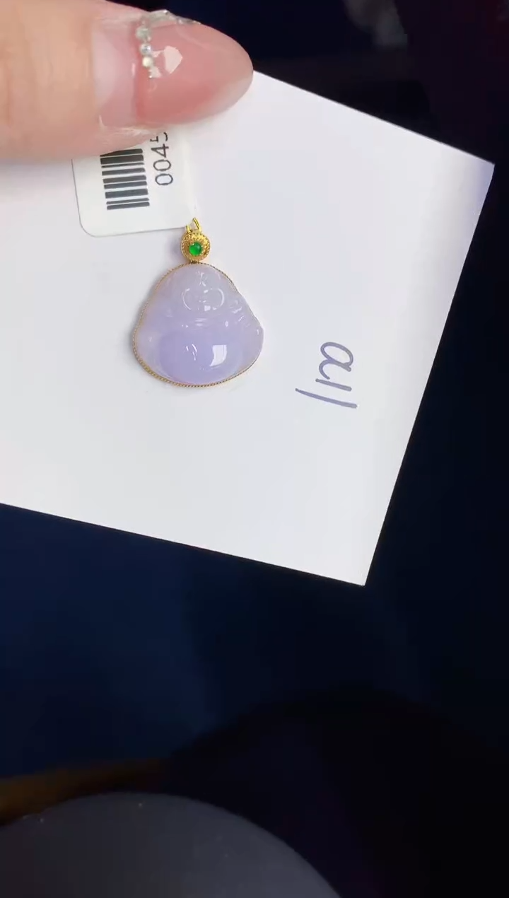 【闪购商品】翡翠颈饰18K金镶嵌000000000000