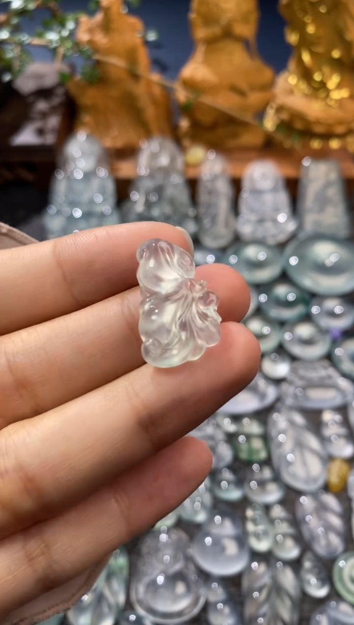 【闪购商品】定制翡翠未镶嵌仙子24*14.2*5.9