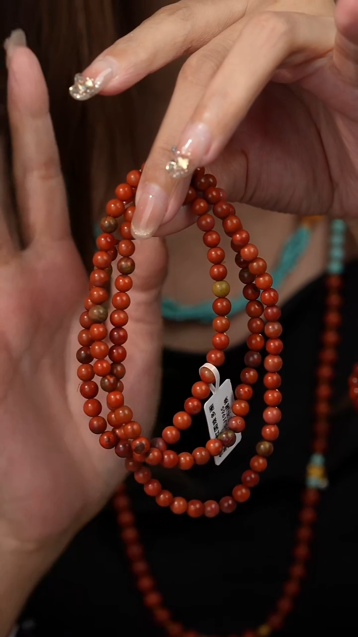 南红玛瑙多圈未镶嵌D77（多样性发一件）5mm+