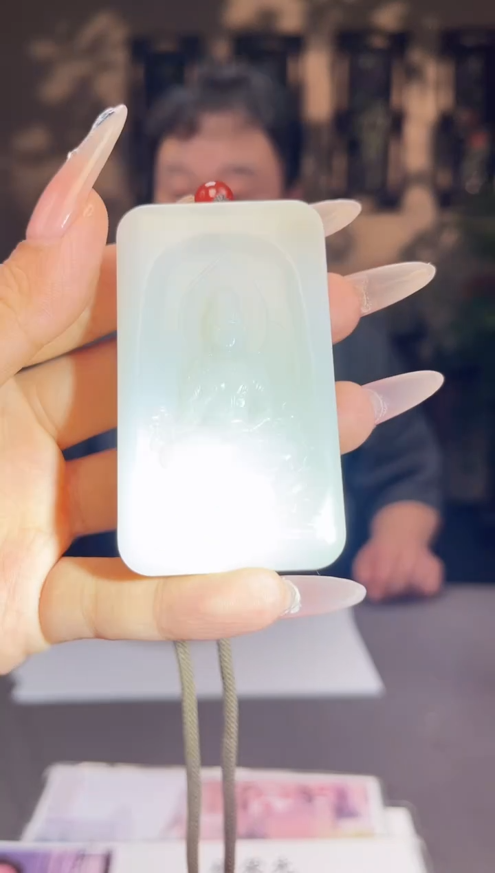 和田玉未镶嵌颈饰A974