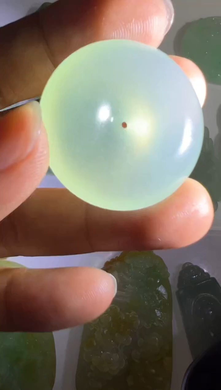 未镶嵌定制翡翠扣子