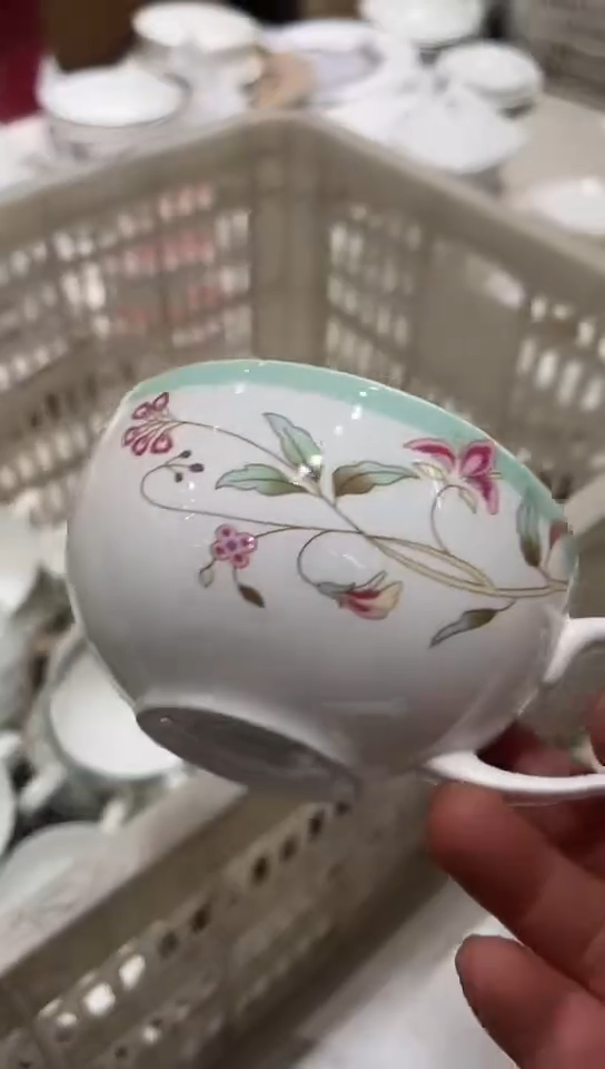 骨瓷2个杯子隆达骨瓷