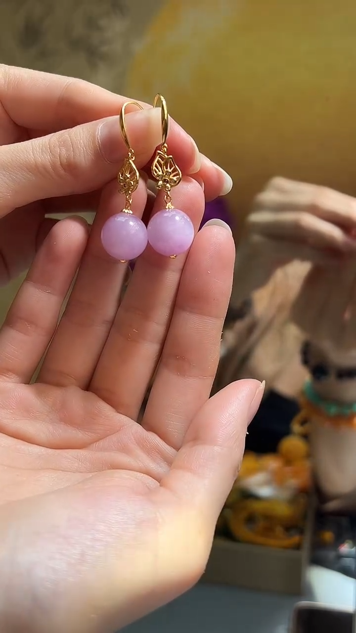 【闪购商品】锂辉石耳钩未镶嵌G2327耳钩