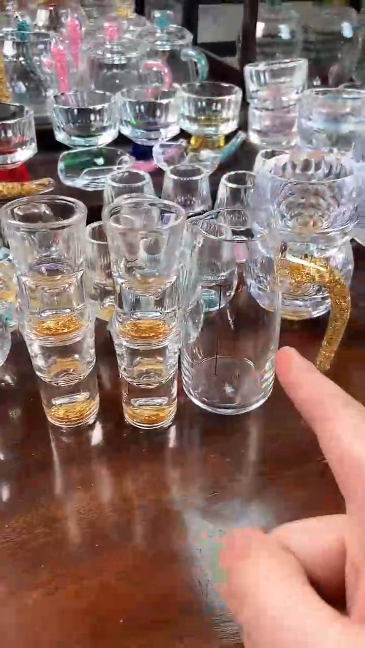 【闪购商品】玺宴新款一壶四个子弹杯金箔