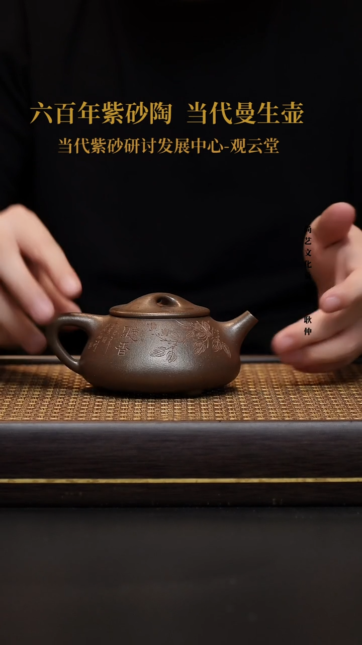 茶壶紫砂宜兴紫砂壶满瓢