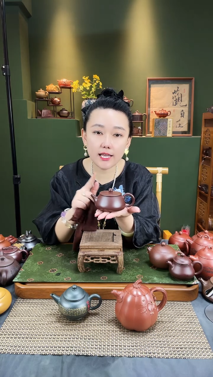 【闪购商品】紫砂茶壶王芳紫朱泥石瓢