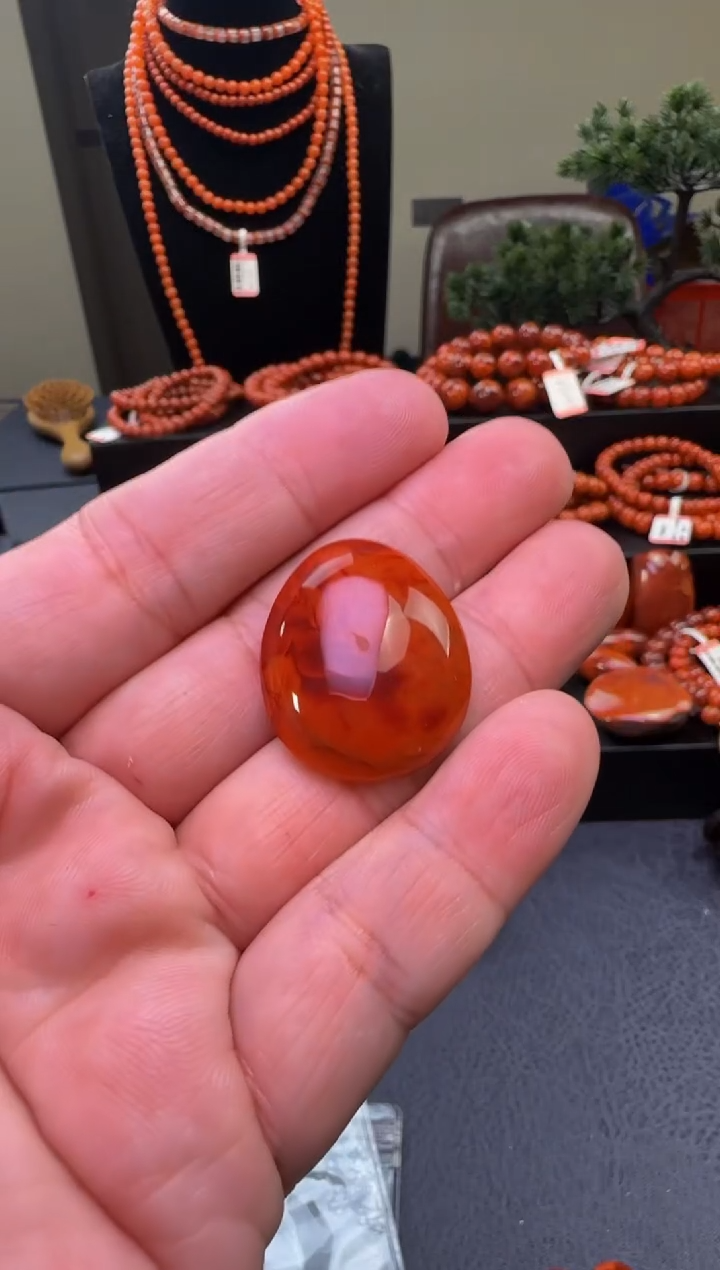 【闪购商品】南红玛瑙手串未镶嵌原矿南红吊坠多样性发1