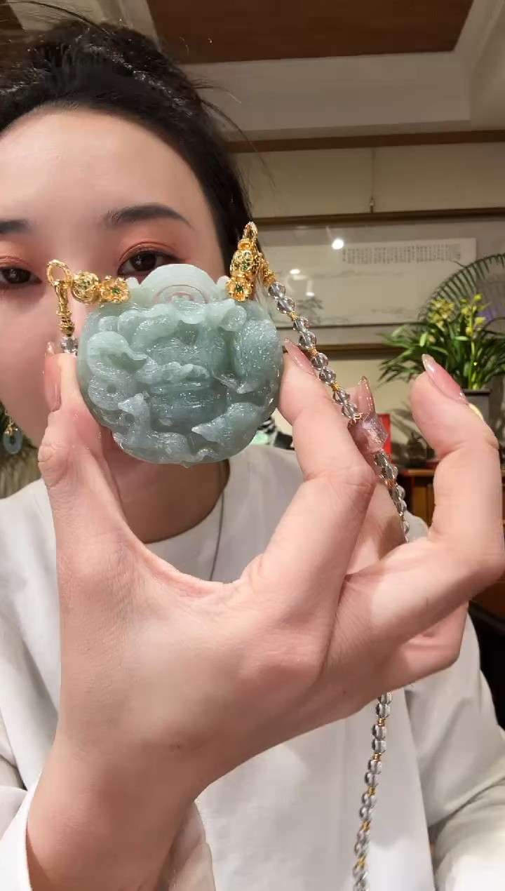 【闪购商品】翡翠颈饰未镶嵌国风