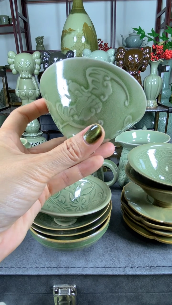 开片 祥云斗笠【孤品】