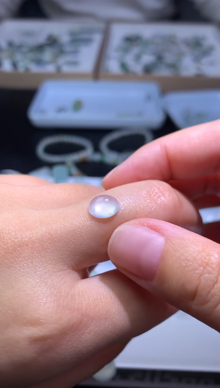 定制翡翠未镶嵌毛货