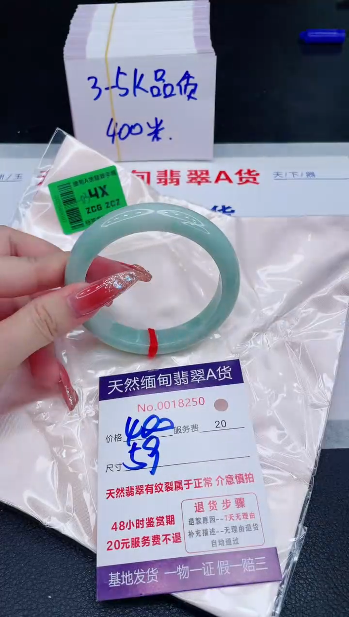 未镶嵌手镯翡翠400.00