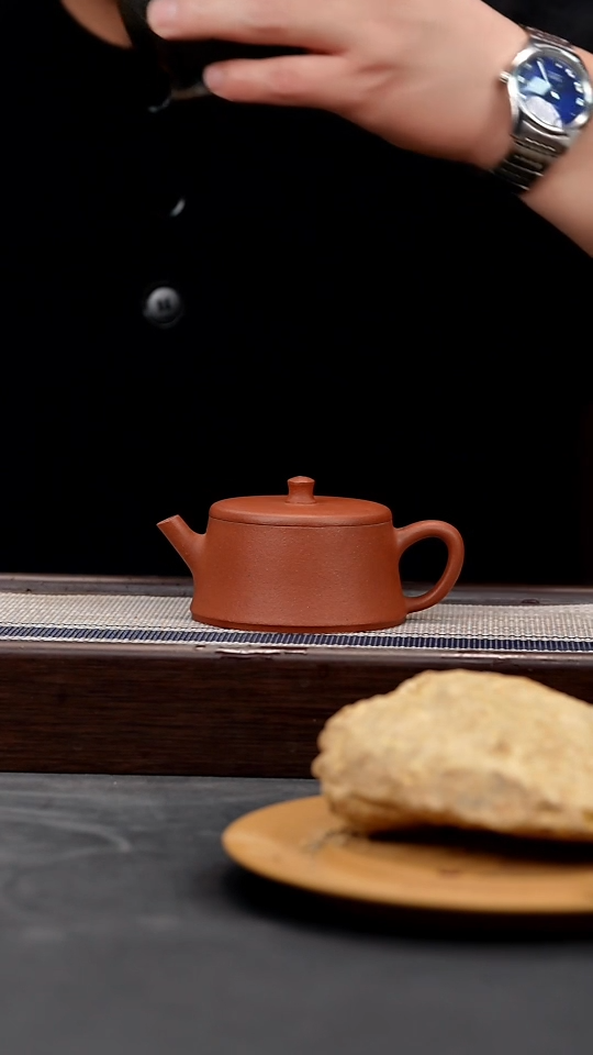 【闪购商品】紫砂茶壶紫砂红泥云柱（瑕疵）
