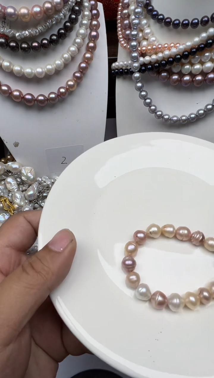 淡水珍珠未镶嵌颈饰1