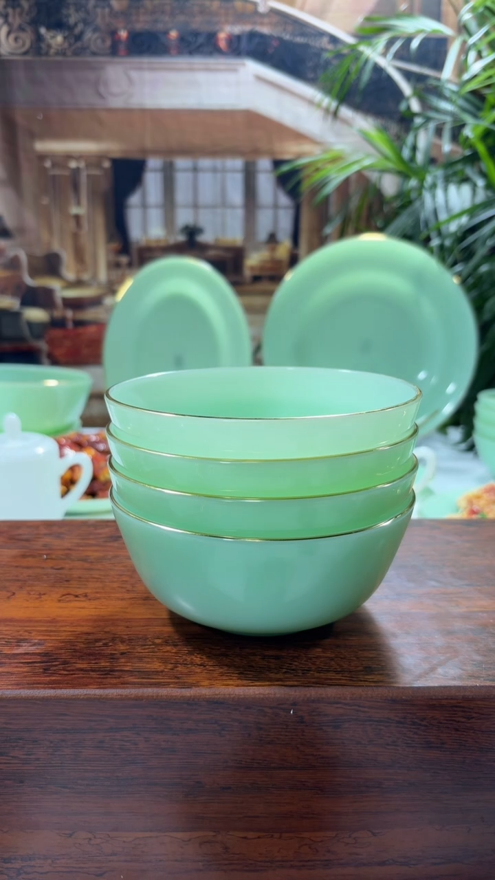 【闪购商品】...5.5英寸玉瓷碗4个口径13.8厘米 