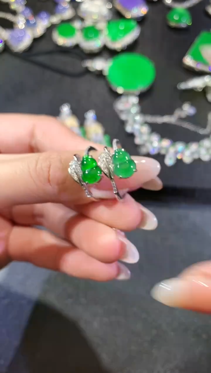 【闪购商品】翡翠戒指银S925镶嵌93戒指（多样性发货一件