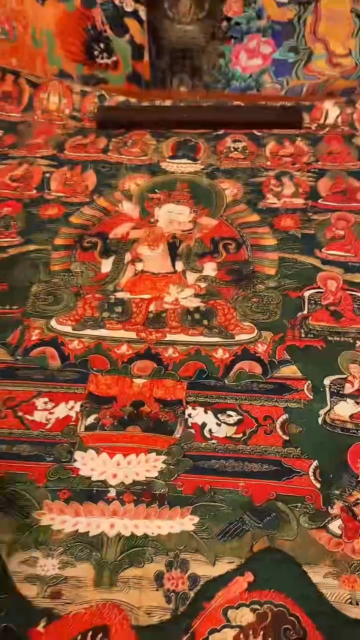 装裱画精美唐卡tk16305