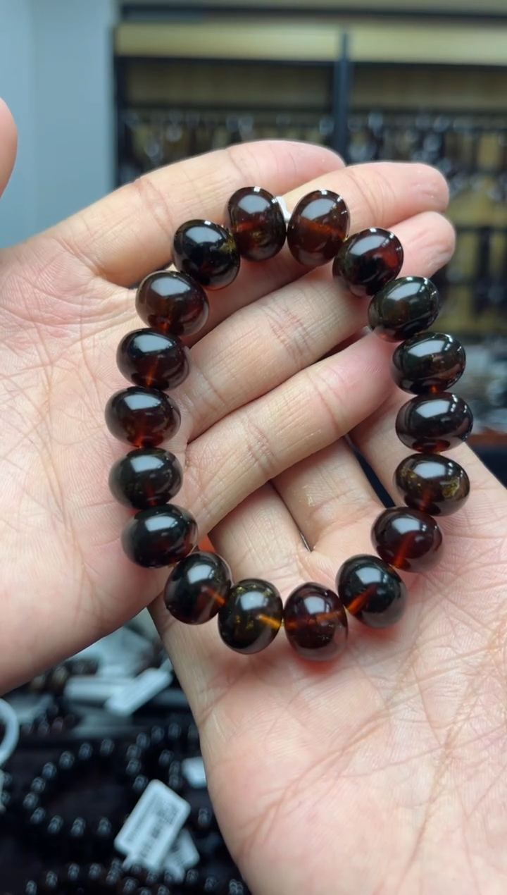 【闪购商品】琥珀裸石未镶嵌抚顺琥珀血珀13+手串