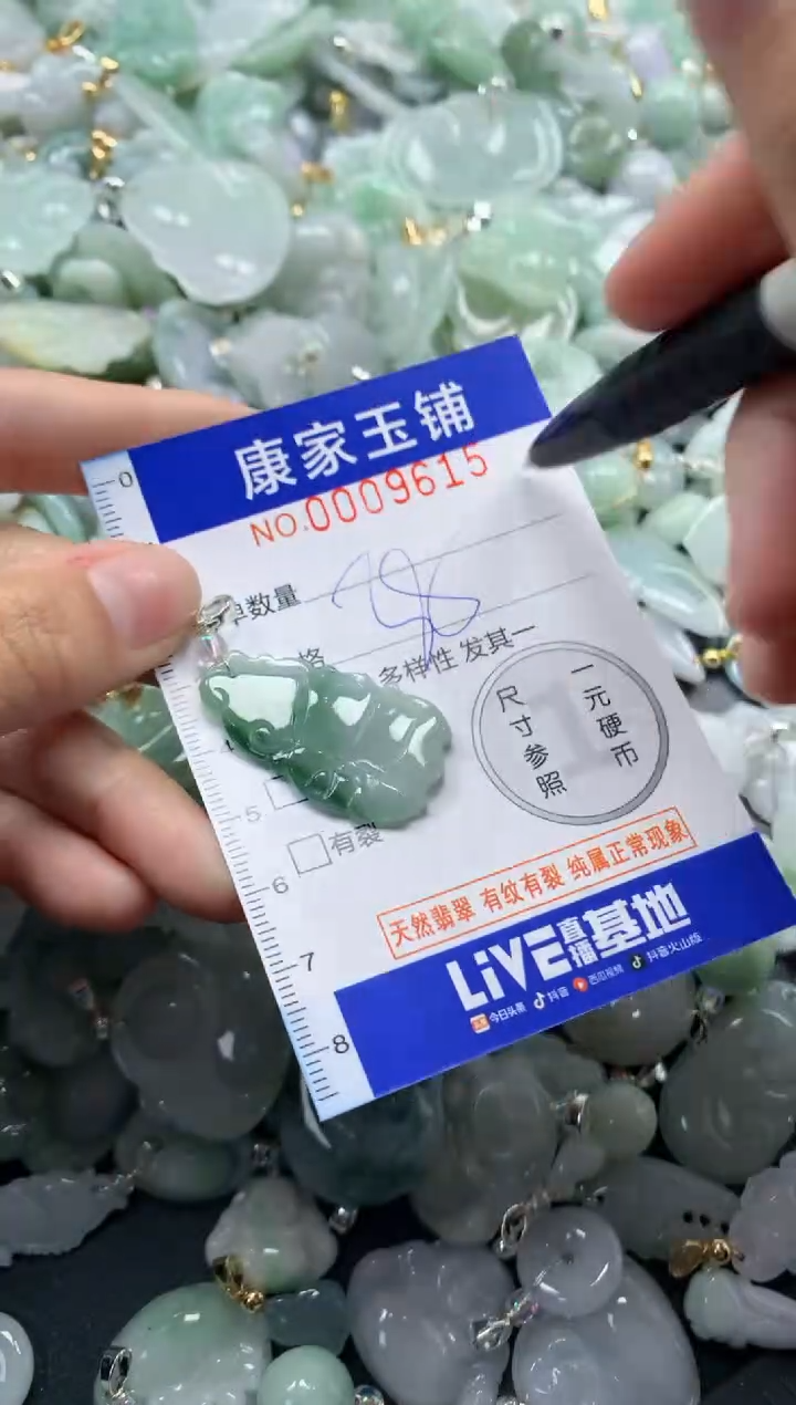 颈饰未镶嵌翡翠9615