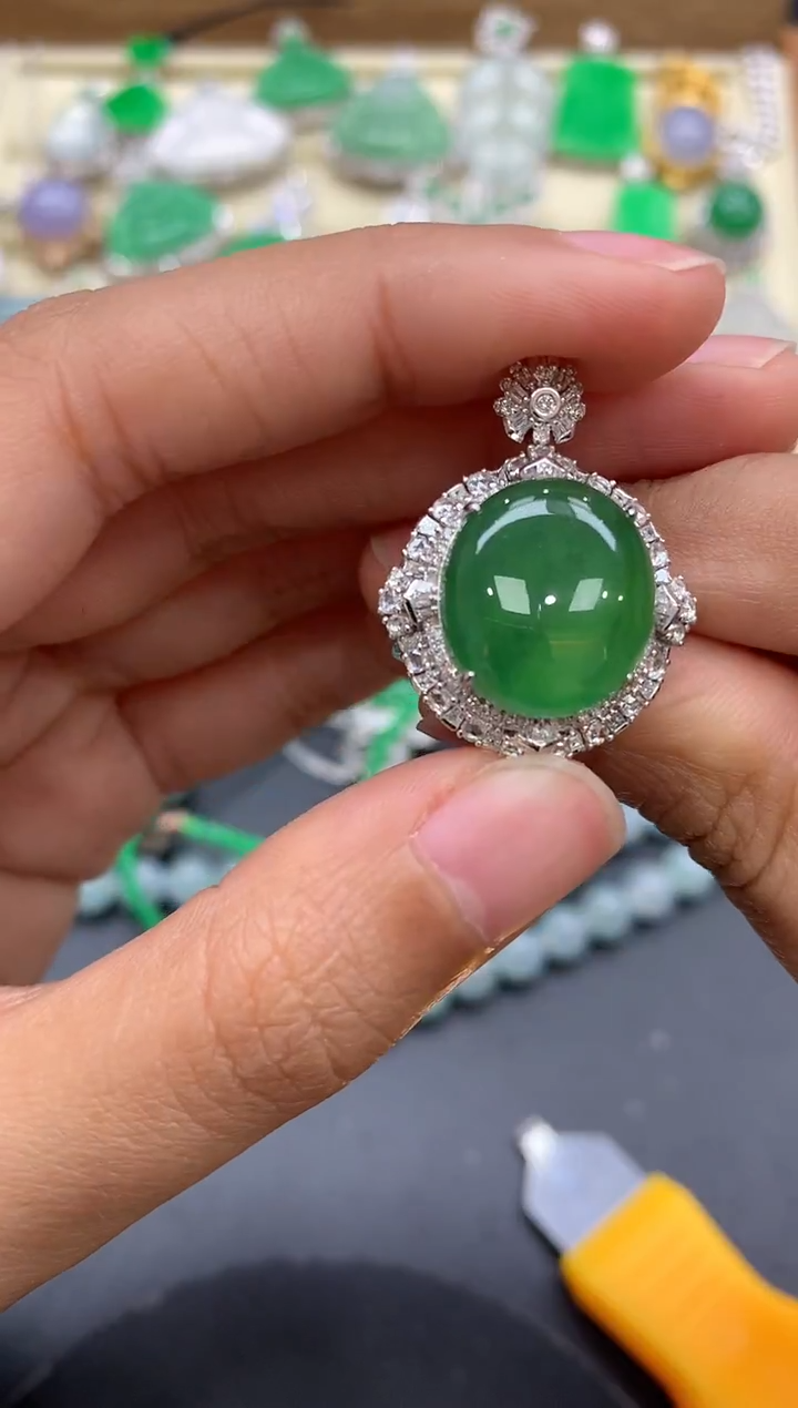 【闪购商品】翡翠戒指18K金镶嵌403-中国好珍宝