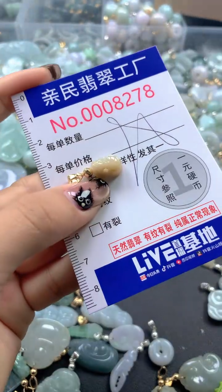 颈饰未镶嵌翡翠8278