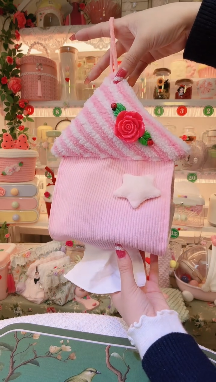 悬挂纸巾袋——手工制作品质好！