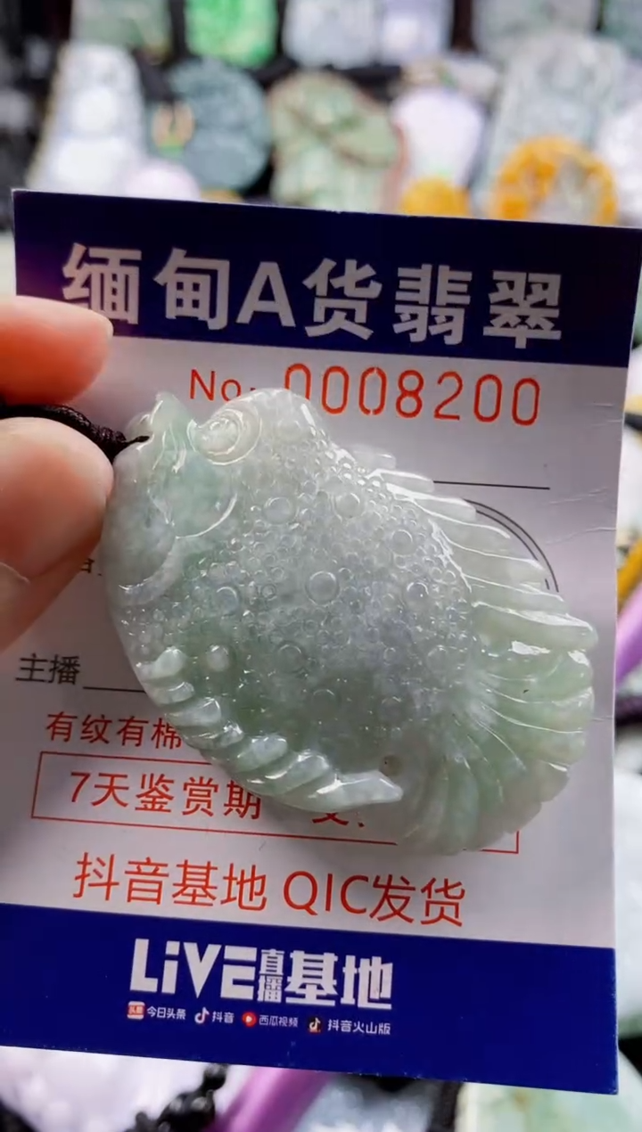 翡翠未镶嵌吊坠(不含链)1