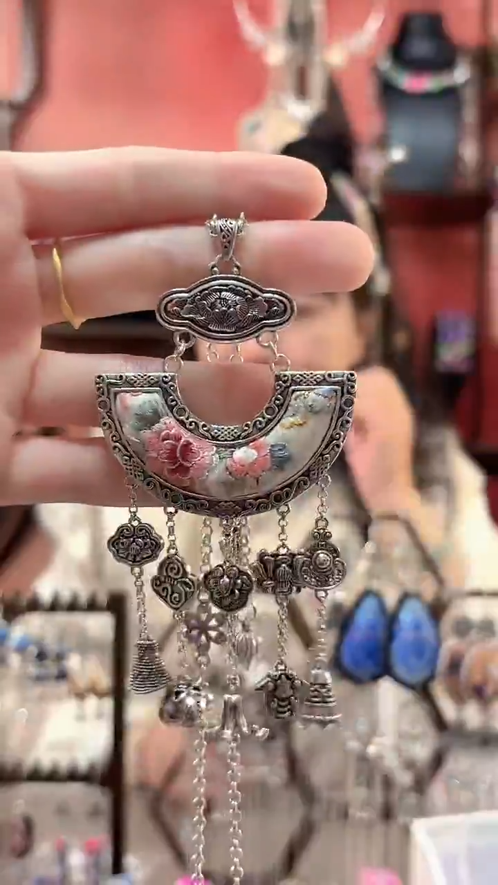 织绣 云织谣民族风精美饰品   120+链子