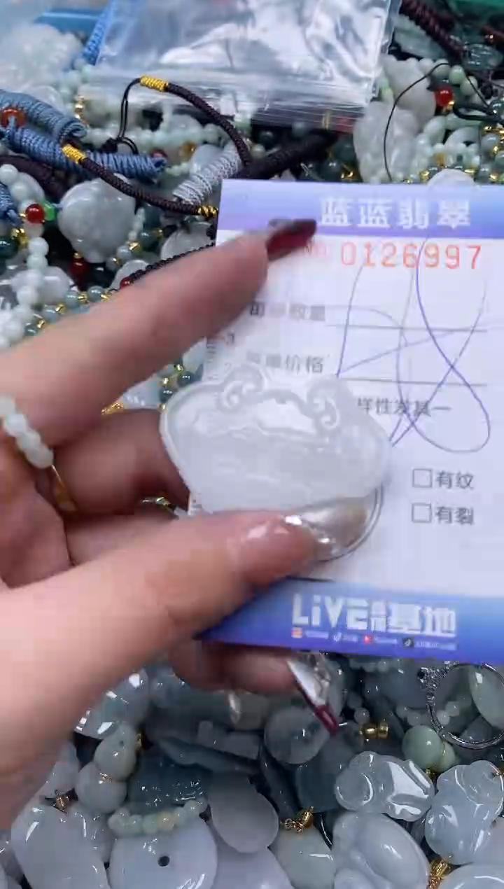 【闪购商品】翡翠颈饰未镶嵌闪购0126997多样性发其一