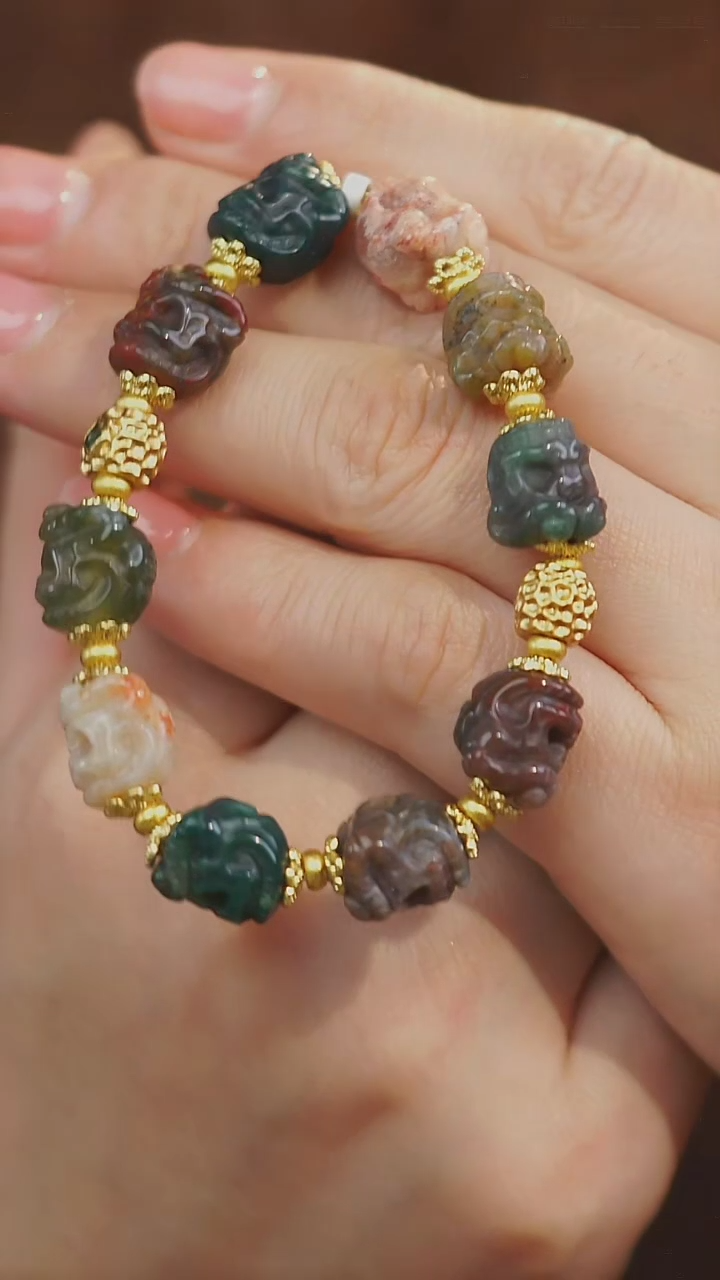 【闪购商品】玛瑙/玉髓手串未镶嵌多样性发其一