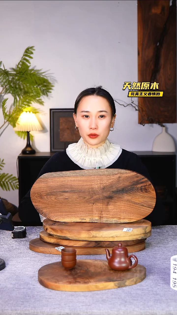 木北美黑胡桃原木.干裂疤结不属于商品质量问题完美主义者慎拍