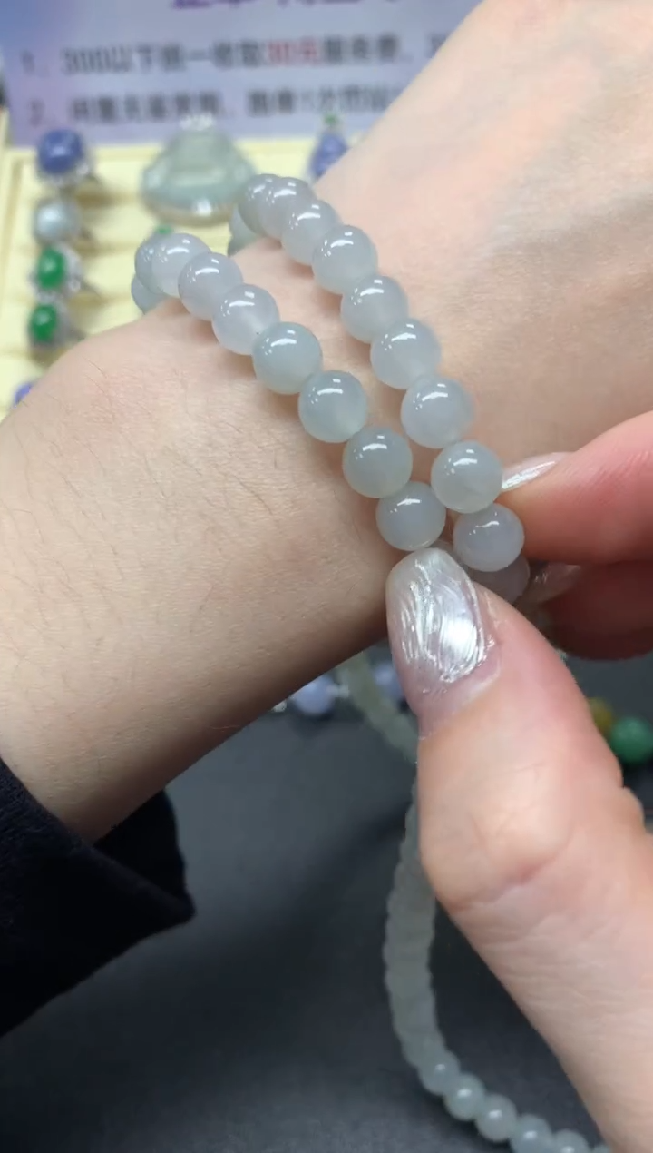 【闪购商品】翡翠项链未镶嵌珠链|750+75