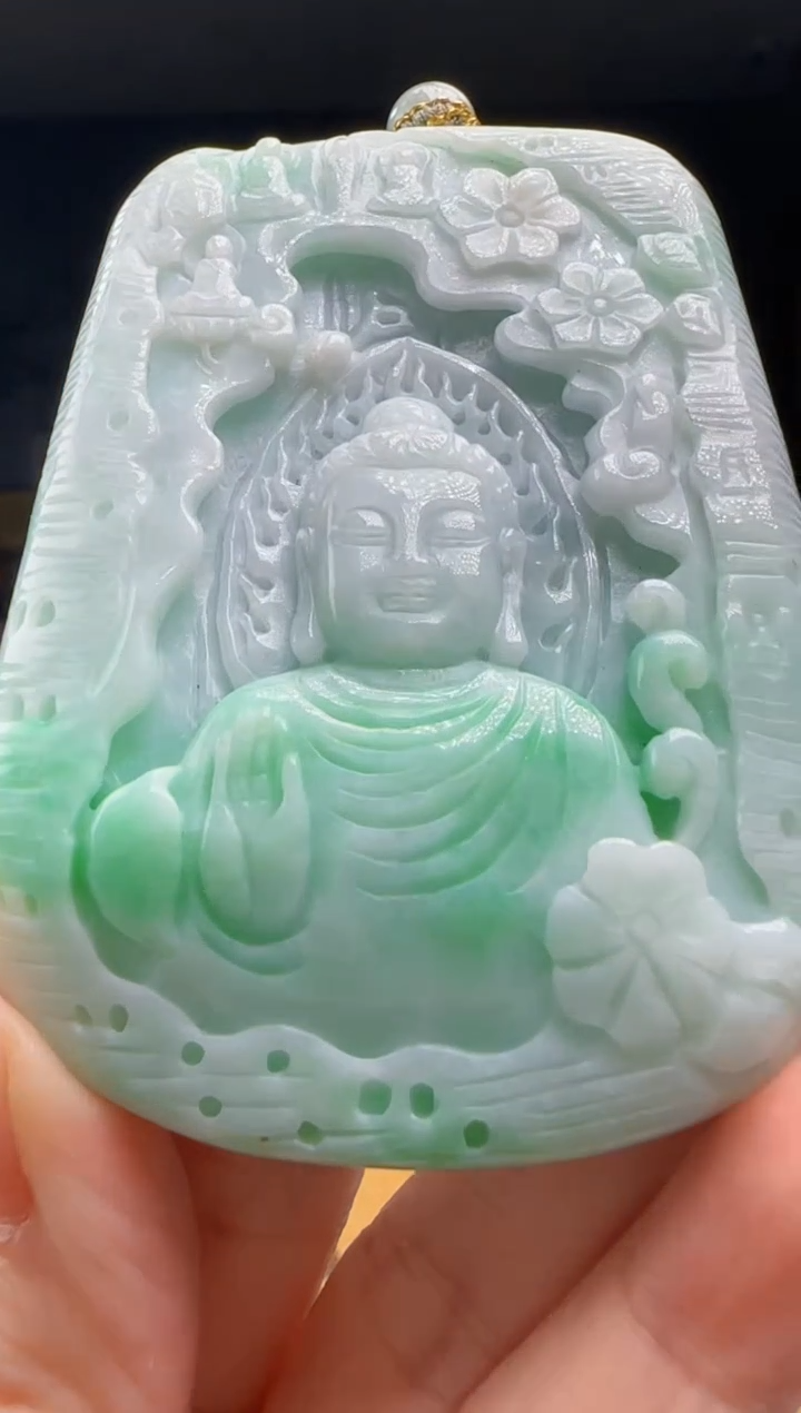 【闪购商品】翡翠吊坠(不含链)未镶嵌YJ@@960Q3J14651