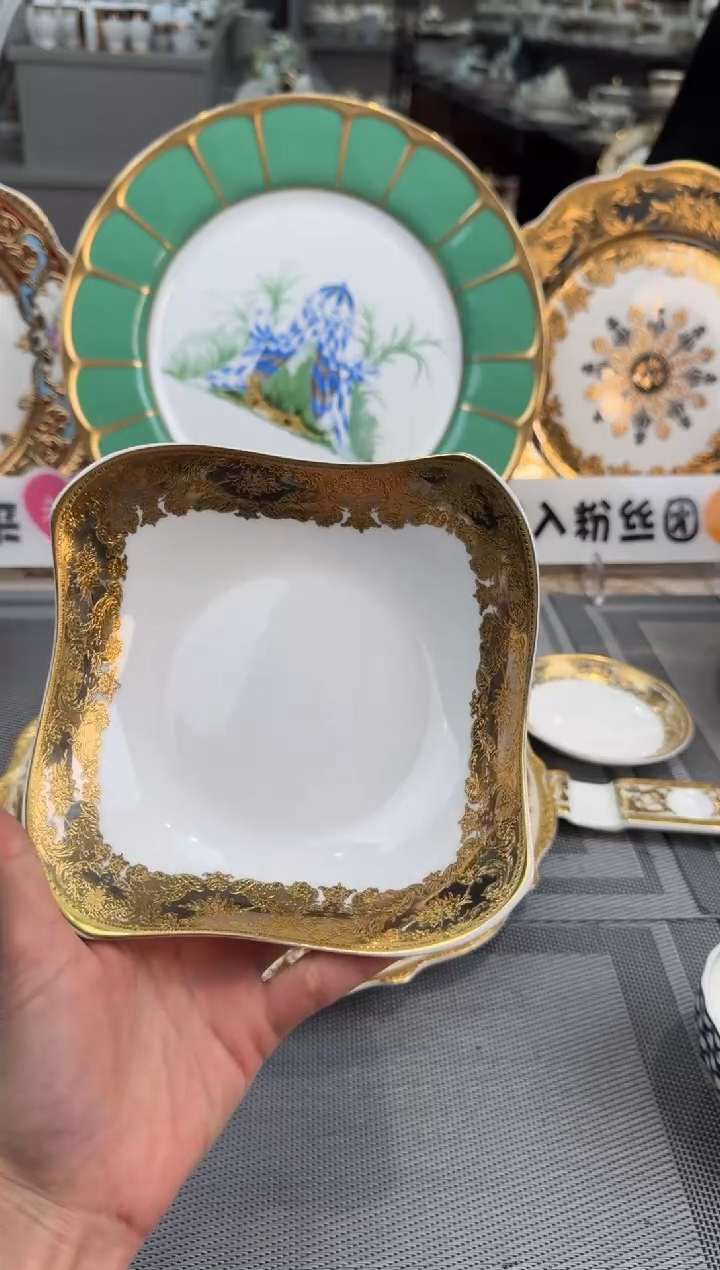 【闪购商品】瓷片沙拉碗2个福利款