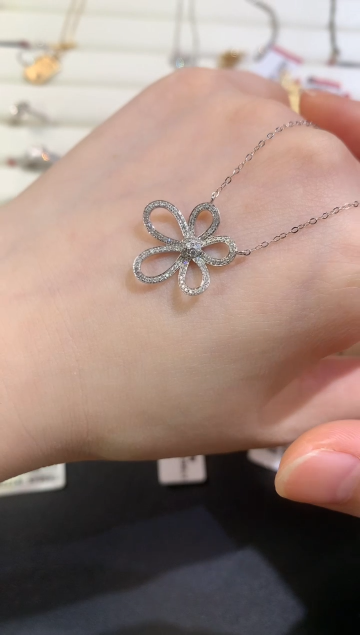 套链18K金镶嵌钻石A17|2980