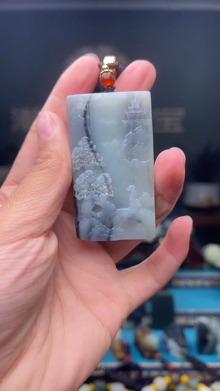 未镶嵌和田玉挂件1