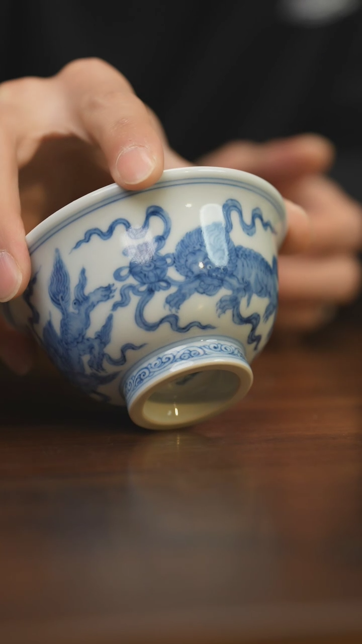 【闪购商品】杯柴窑青花破价福利