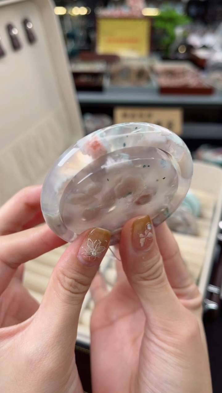 【闪购商品】石英质玉手镯未镶嵌51圈口（赠品镯心）2S9647