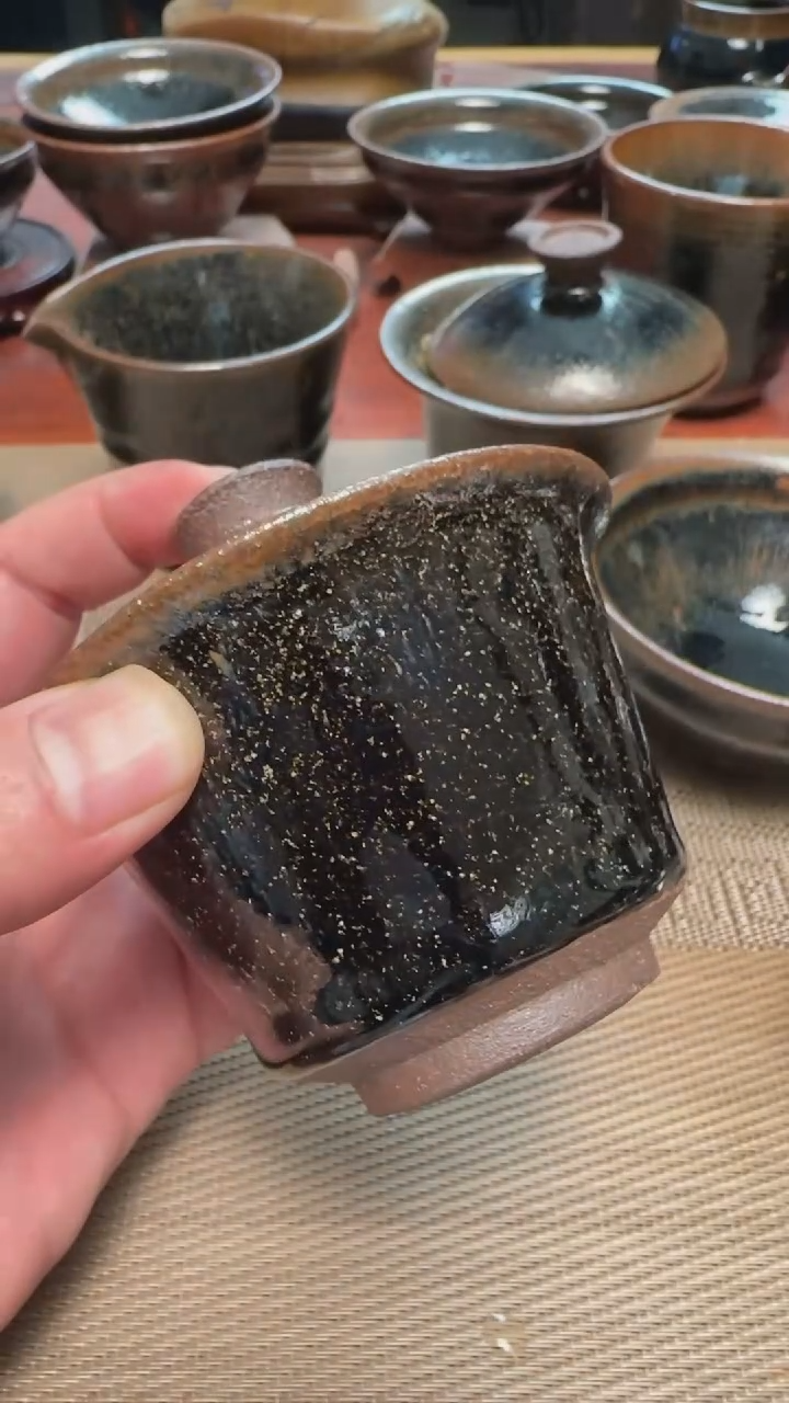 【闪购商品】茶盏通天龙窑柴烧建盏